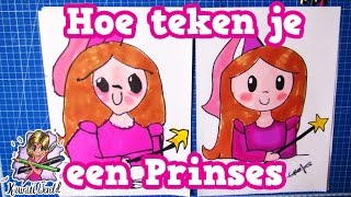 Hoe Teken Je Een Prinses Leren Tekenen Met Kids 2 [upl. by Melody]