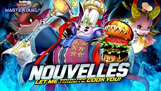 LETS COOK EM ALL NEW NOUVELLES RITUAL DECK  HUNGRY BURGER SUPPORTS Master Duel [upl. by Simson]