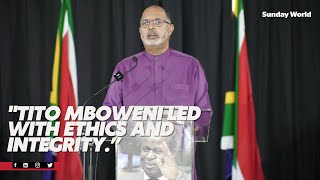 SARS Commissioner Edward Kieswetter at former SARB Governor Tito Mboweni Memorial [upl. by Schlicher]