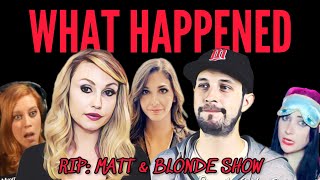 Blonde amp Matt Christiansen ARE OVER What Happened Blonde Explains to Chrissie Mayr amp SimpCast [upl. by Lavina22]