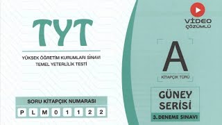 palme güney serisi tyt 3  biyoloji çözümleri [upl. by Neersin863]