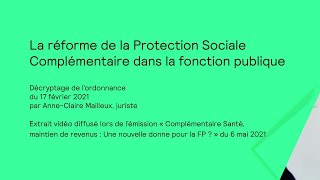 La réforme de la protection sociale complémentaire dans la fonction publique [upl. by Jahdiel]