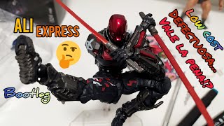 UNBOXING Arkham knightred hood bootleg AliExpress yamaguchi [upl. by Annayd733]