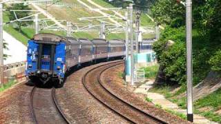 The Northbound Through Train T802 Kowloon to GuangZhou DF11 0017  25Z [upl. by Ennahoj685]