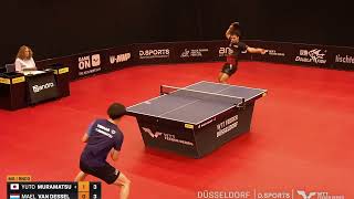 Yuto Muramatsu vs Mael Van Dessel  Full Match  Short Form  QR3  WTT Feeder Düsseldorf 2 [upl. by Luhe]