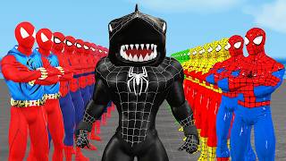 Siêu nhân nhện🔴Spider Man Birthday Attacked by Bad Guy Joker vs Dinosaur T rex vs Team spider man 2 [upl. by Ahteres938]