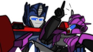 Optimus Prime and Elita1 transformersONE [upl. by Layor]