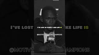 Israel Adesanya speaking about loss motivation inspiration selfdevelopment selfdevelopment [upl. by Ueih]