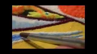 the Mystical Arts of Tibet  MANDALA SAND PAINTING [upl. by Idahs928]