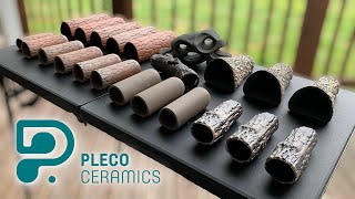 Unboxing Various Plecoceramics Pleco Breeding Caves [upl. by Adnolahs621]