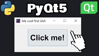 Python PyQt5 BUTTONS are easy 🛎️ [upl. by Jackquelin]