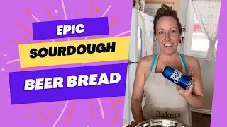 Sourdough Bread made with BEER So Delicious amp Easy Full Tutorial [upl. by Charry]