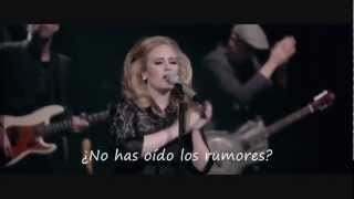 Adele  Rumor Has It Live Subtitulada al español HDmp4 [upl. by Enohsal]