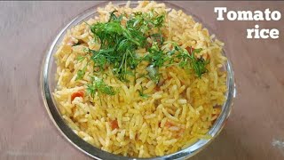 Tomato rice  Simple tomato biryani  thakkali sadam  tomato biryani  in fry pan  mpk [upl. by Nnarual389]