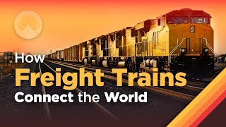 How Freight Trains Connect the World [upl. by Amrak911]