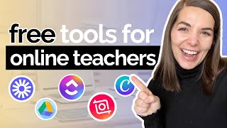 5 FREE Tools EVERY Online Teacher Should Be Using  Free Teach Online Setup Tools [upl. by Iorgo]