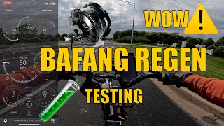 Bafang Geared Hub REGEN Welded Clutch Test Ride WOW [upl. by Llebasi829]