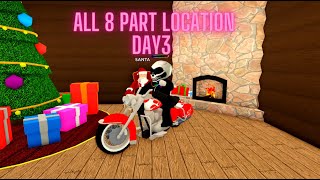 All 8 Part Location Day 3 Christmas Event Car Dealership Tycoon [upl. by Ariamoy]