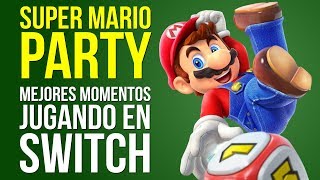 SUPER MARIO PARTY MEJORES MOMENTOS jugando en SWITCH [upl. by Christianity363]