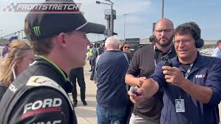 Riley Herbst Details Battle For Win With Sam Mayer And Day At Iowa [upl. by Asilenna483]