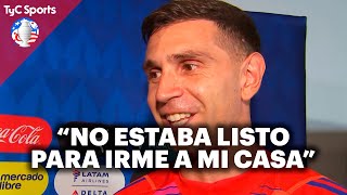 LA EMOCIÓN DE DIBU MARTÍNEZ POR EL PASE A SEMIFINALES DE LA COPA AMÉRICA 2024 GRACIAS A ÉL 🇦🇷💙 [upl. by Sanger]