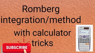 Romberg integrationRomberg method [upl. by Rosenfeld]