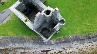 Lochranza Castle 4k drone [upl. by Doerrer757]