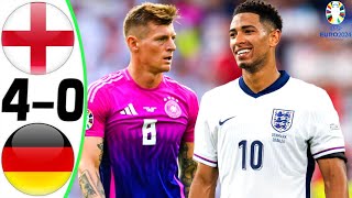 England vs Germany 40  All Goals and Highlights  EURO 2024 [upl. by Gudren]