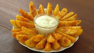 감자는 튀기지 말고 이렇게 드세요 정말 맛있어요  양념 웨지감자  Seasoned Potato Wedges Potato Recipe [upl. by Trudie]