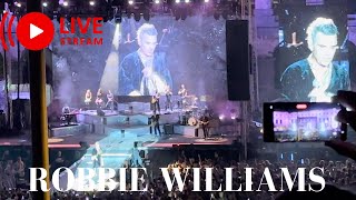 Robbie Williams concert in amphitheater Pula Croatia live  koncert u pulskoj areni Hrvatska [upl. by Hibbert]