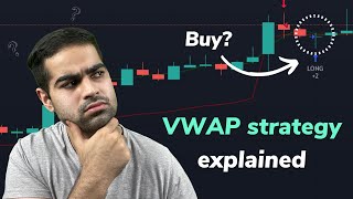 VWAP Trading Strategy explained  Intraday Trading Strategy for beginners [upl. by Millian]