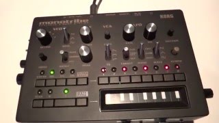 Korg Monotribe full mod [upl. by Naujad]