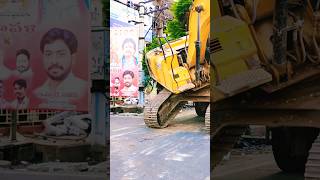 excavator machine loading trailer video🤔 vairalvideopleasesupport🇮🇳SM💕😍 [upl. by Cecelia]