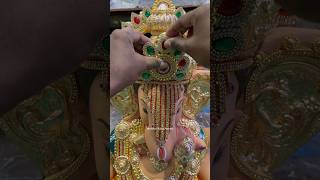 1 Minutes Diamond Work On dagadushet bappa viral love trending shorts ganpati2024 [upl. by Ahselrac]