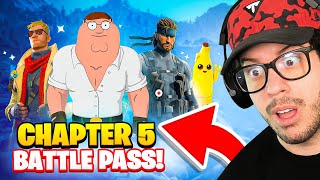 NEW Chapter 5 BATTLE PASS in Fortnite PETER GRIFFIN [upl. by Assiroc]