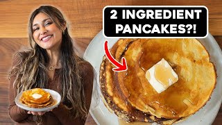 Pancakes with Just 2 Ingredients Keto Low Carb and Low Calorie [upl. by Ethan]