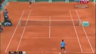 Roger Federer Vs Juan Martin del Potro French Open 2009 [upl. by Ylicis962]