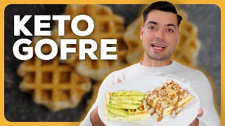 KETO Gofres SIN AZÚCAR Harinas ni Gluten [upl. by Thibault]