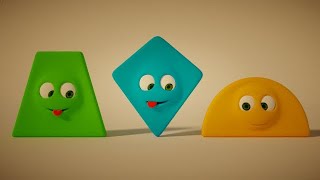 Shapes Song  SingAlong Kids Songs 4 [upl. by Becker]