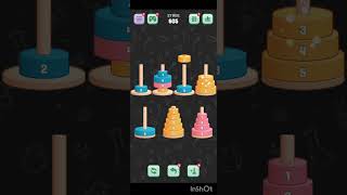 Tower of Hanoi sort level 605 [upl. by Ramedlav]