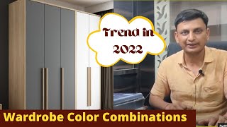 Bedroom Design  Latest Wardrobe Color combinations 2022 How to Choose Best Laminate for wardrobe [upl. by Muiram]