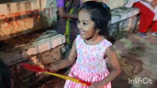 Aashka celebrating Navratri childvlogger cutekidsvideos cute dandiya [upl. by Grenville]