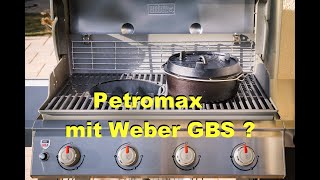 DUTCH OVEN PASST IN WEBER GBS SYSTEM  TEST  dutch oven petromax [upl. by Nivalc]