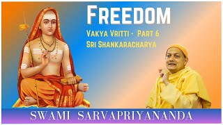 Freedom  Vakya Vritti  Part 6  Swami Sarvapriyananda [upl. by Krock801]