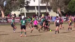 QLD School SportRLU12Met North vs Wide Bay 2016 [upl. by Kcinomod782]