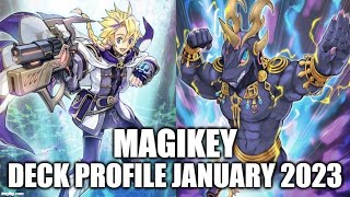 MAGIKEY DECK PROFILE JANUARY 2023 YUGIOH [upl. by Omik148]