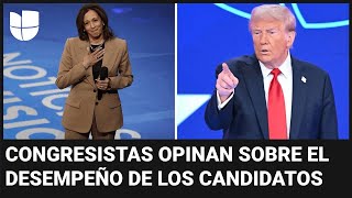 Esto opinan algunos congresistas sobre la participación de Harris y Trump en los foros con Univision [upl. by Onitnatsnoc]