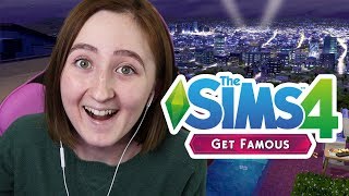 CELEBRITIES IN THE SIMS 4 GET FAMOUS TRAILER REACTION [upl. by Ydor]