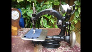 Old Vintage Antique Sewing Machine Wilcox Willcox amp Gibbs For Restoration Video [upl. by Noli]