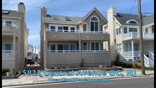 5822 Central Ave Ocean City NJ  Vacation Rental Home  Living Area Video with Panoramic Views [upl. by Nilyarg]